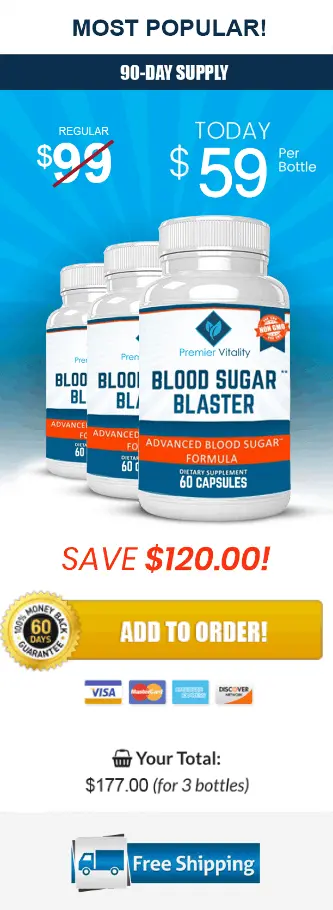 Blood Sugar Blaster 3 Bottles