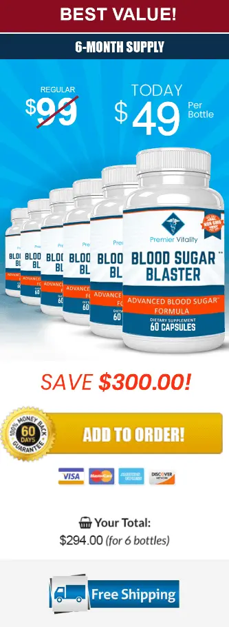 Blood Sugar Blaster 6 Bottles